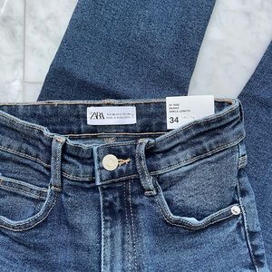 Zara Hi-Rise Skinny Ankle Jeans Size 34/2